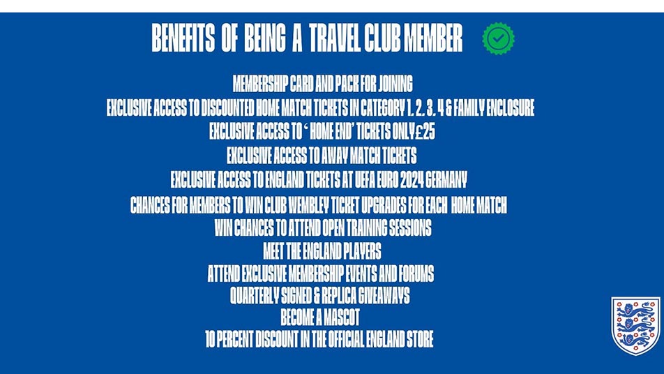 Benefits of being a member