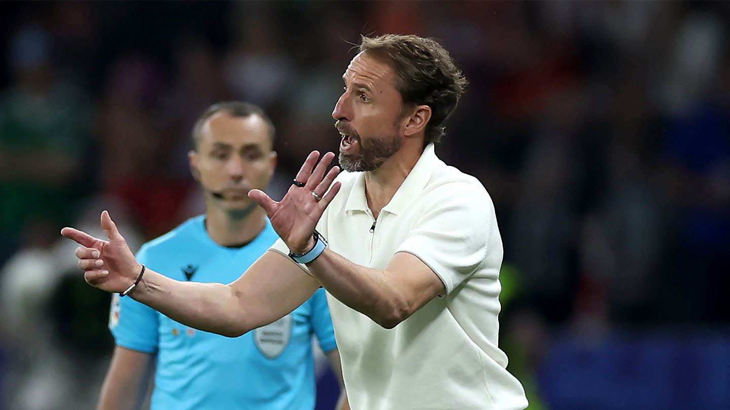 Gareth Southgate during the EURO 2024 final